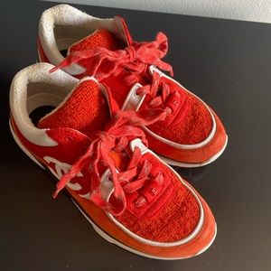 Chanel Tweed sneakers. Used. Size 40EU/9US